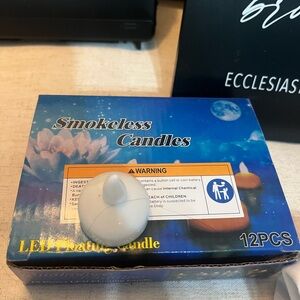 Smokeless LED Candle - White